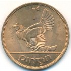 Ирландия, 1 пенни 1966 год (UNC)