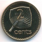 Фиджи, 2 центa 1969 год (BU)