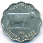 Гернси, 3 пенса 1956 год (AU)