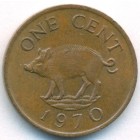 Бермудские острова, 1 цент 1970 год (AU)