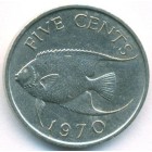 Бермудские острова, 5 центов 1970 год (AU)
