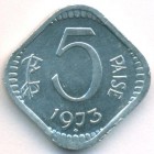 Индия, 5 пайсов 1973 год (UNC)