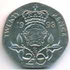 Великобритания, 20 пенсов 1998 год (UNC)