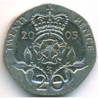 Великобритания, 20 пенсов 2005 год