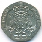Великобритания, 20 пенсов 2003 год