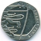 Великобритания, 20 пенсов 2010 год