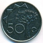 Намибия, 50 центов 2010 год (UNC)