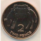 Острова Святой Елены и Вознесения, 2 пенса 2003 год (BU)