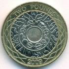 Великобритания, 2 фунта 2009 год (UNC)