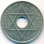 Британская Западная Африка, 1/2 пенни 1936 год H (UNC)