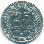 Германия, 25 пфеннигов 1912 A
