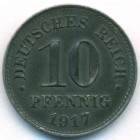 Германия, 10 пфеннигов 1917 год A