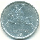 Литва, 5 лит 1936 год