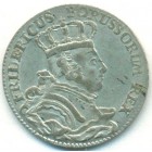 Королевство Пруссия, 6 грошей 1756 год С (UNC)