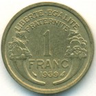 Франция, 1 франк 1939 год (AU)