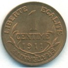 Франция, 1 сантим 1911 год (UNC)