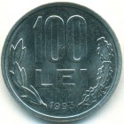 Румыния, 100 леев 1993 год (AU)