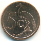 ЮАР, 5 центов 2007 год (UNC)