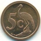 ЮАР, 5 центов 1991 год (UNC)