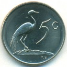 ЮАР, 5 центов 1974 год (UNC)