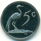 ЮАР, 5 центов 1988 год (PROOF)