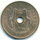 Федерация Родезии и Ньясаленда, 1/2 пенни 1964 год (UNC)