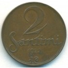 Латвия, 2 сантима 1922 год
