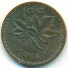 Канада, 1 цент 1964 год (UNC)