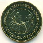 Ватикан, 50 евроцентов 2010 год (UNC) ПРОБА