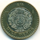 Мексика, 10 песо 2002 год (UNC)