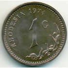 Родезия, 1 цент 1974 год (AU)