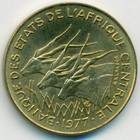 Центральные Африканские Штаты, 10 франков 1977 год (UNC)