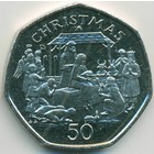 Остров Мэн, 50 пенсов 1991 год (UNC)