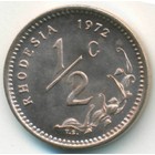 Родезия, 1/2 цента 1972 год (UNC)