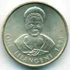 Свазиленд, 1 лилангени 1995 год (UNC)