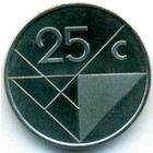 Аруба, 25 центов 1988 год (UNC)
