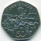 Остров Мэн, 50 пенсов 1980 год (UNC)