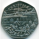 Остров Мэн, 50 пенсов 1989 год (UNC)