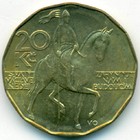Чехия, 20 крон 1993 год (UNC)