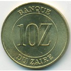 Заир, 10 заиров 1988 год (UNC)