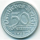 Веймарская республика, 50 пфеннигов 1922 год A