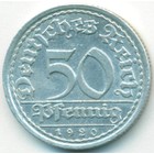 Веймарская республика, 50 пфеннигов 1920 год A