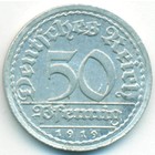 Веймарская республика, 50 пфеннигов 1919 год G