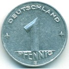 ГДР, 1 пфенниг 1953 год E
