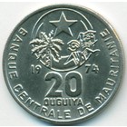 Мавритания, 20 угий 1974 год (AU)