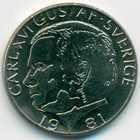 Швеция, 1 крона 1981 год (AU)