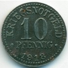 Брауншвейг, 10 пфеннигов 1918 год (нотгельд)