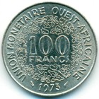 Западно-Африканские Штаты, 100 франков 1975 год