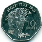Маврикий, 10 рупий 1997 год (UNC)