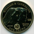 Тристан-да-Кунья, 1 крона 2011 год (UNC)
